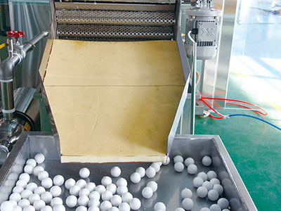 In-line pill weighing